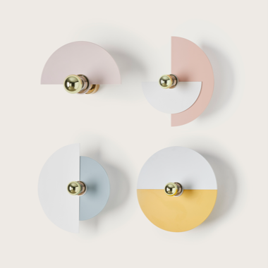 [A1088/25/BCO] HABAN APLIQUE 1 PIEZA (DISCO 25CM, BLANCO MATE)