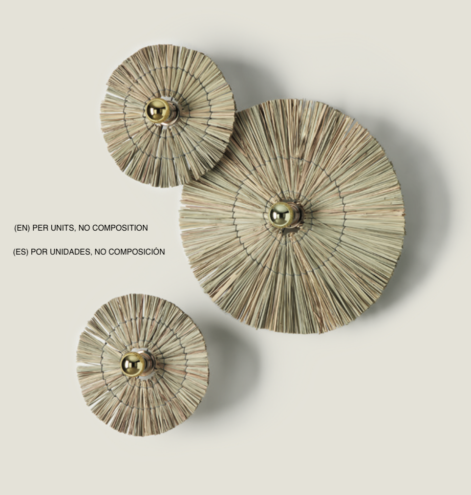 [A1141/30/BCO] LAOS APLIQUE (DISCO 30CM, BLANCO MATE)