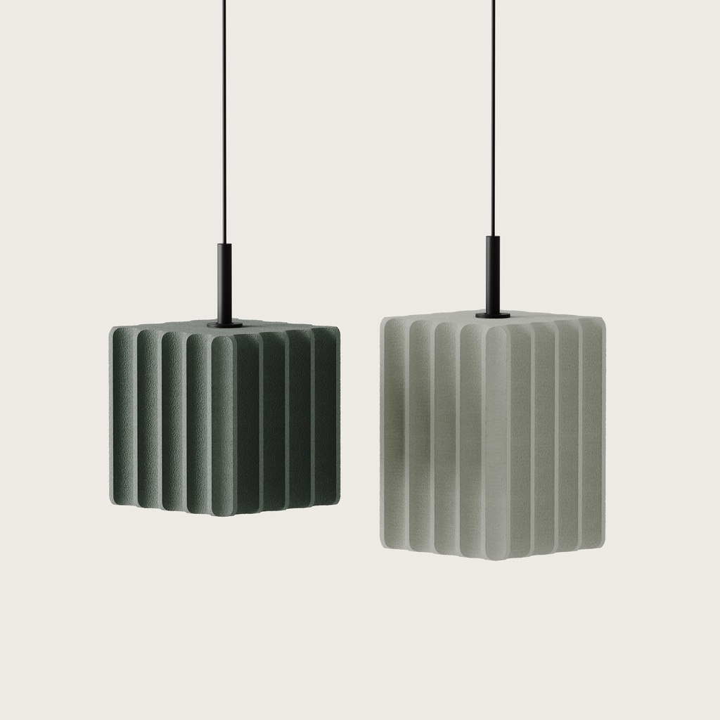 [C1090/L/BCO] PIRE COLGANTE (BLANCO MATE, GRANDE)