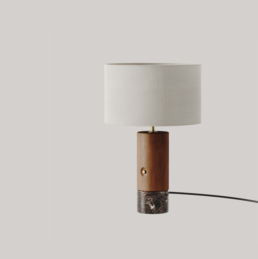 [S1325/TRA] SANO SOBREMESA  (MADERA NATURAL / TRAVERTINO)