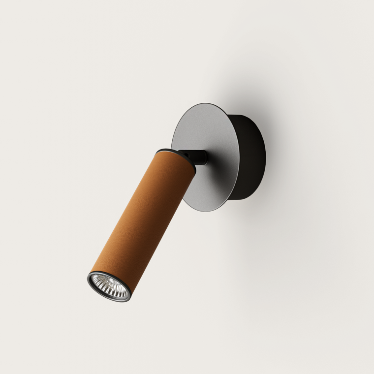 [A1313/MARRON] TURA APLIQUE (PIEL MARRON)