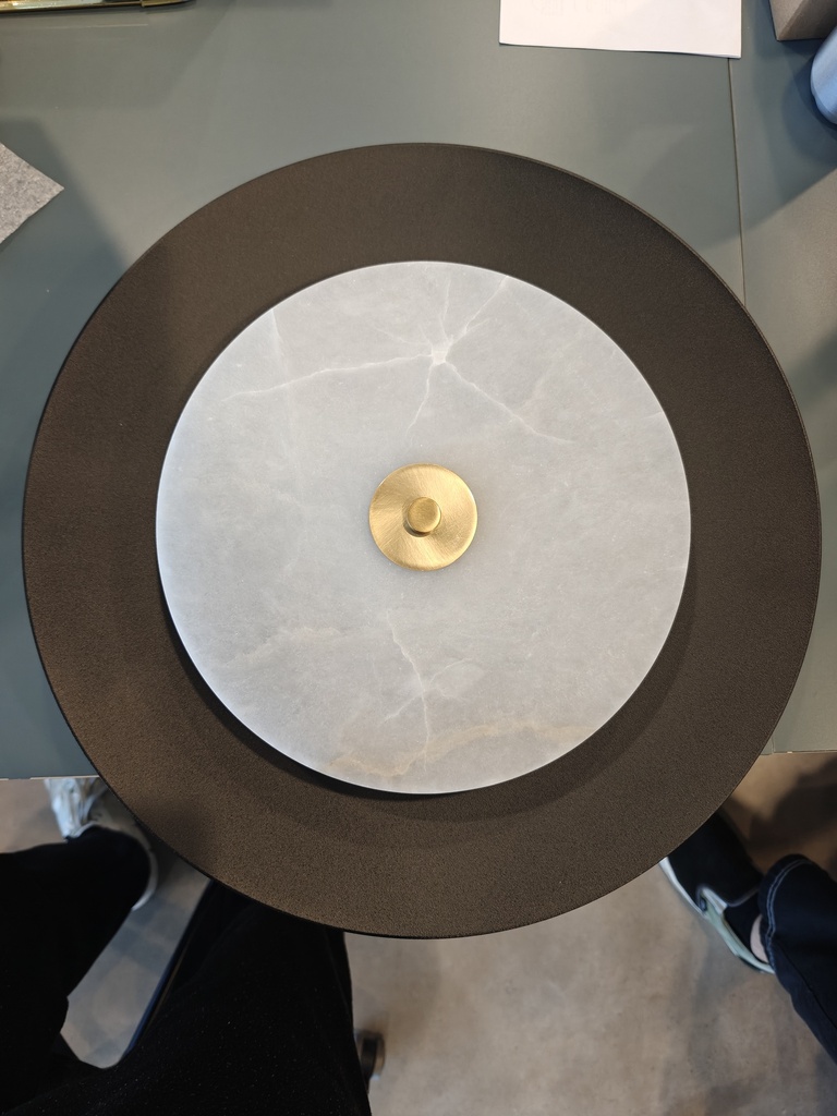 [A1203/40/NEG/ALABASTRO] COSS ALABASTRO APLIQUE