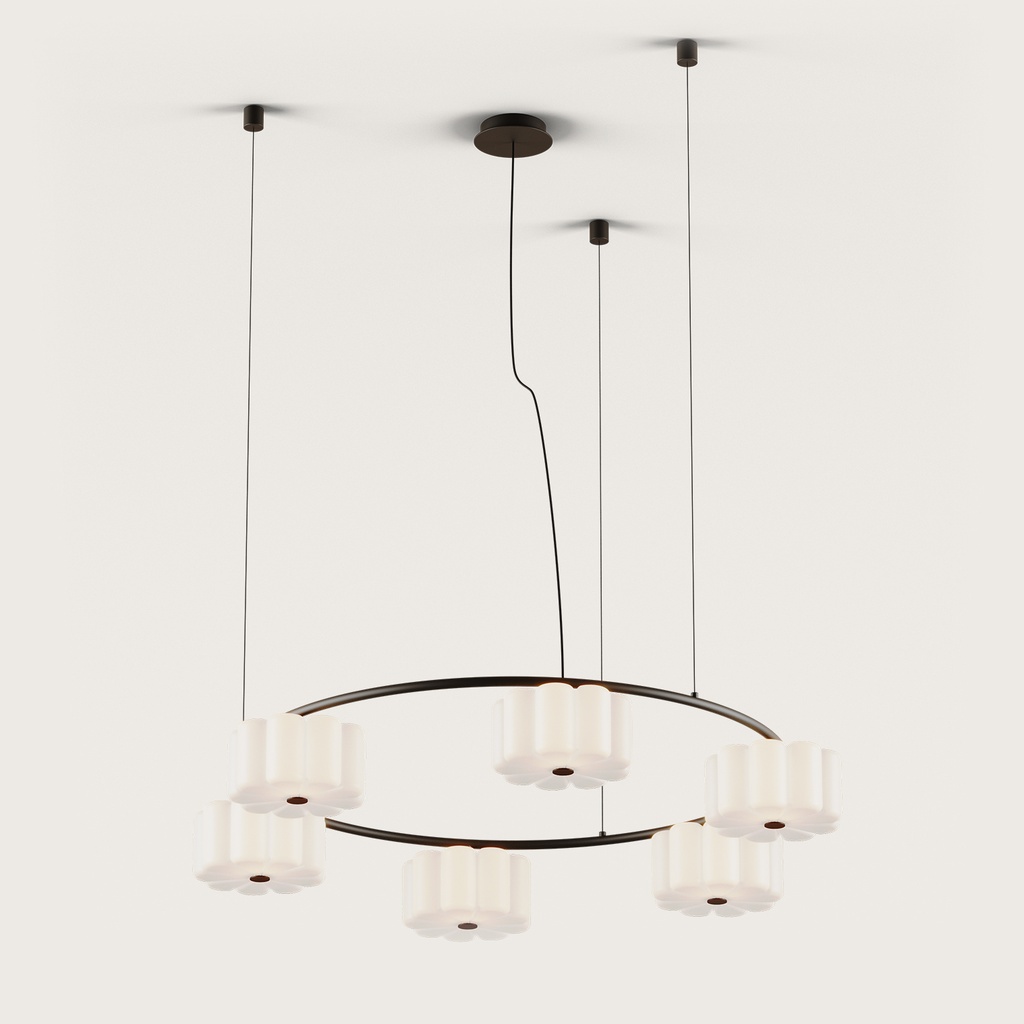 [C1339/6/NEG] FLOW COLGANTE L (NEGRO MATE)