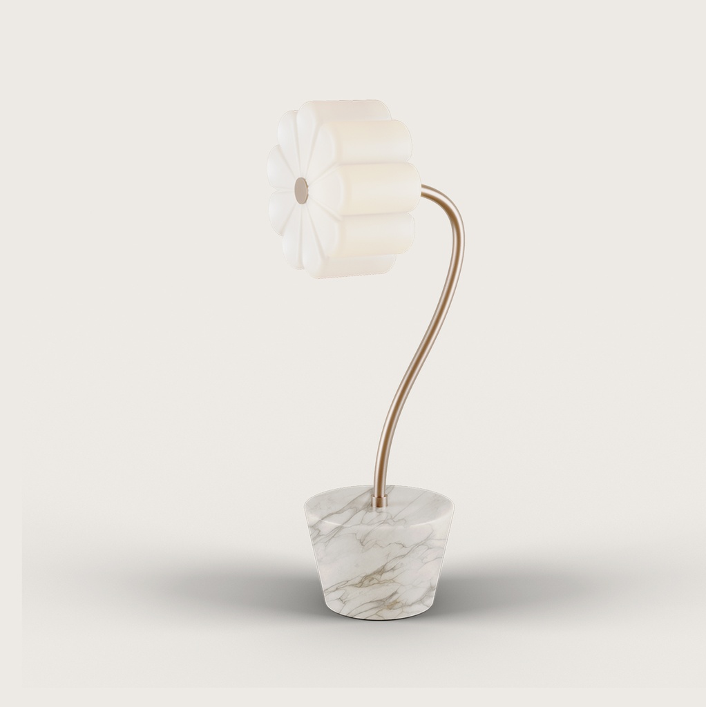 [S1339/NEG] FLOW SOBREMESA (NEGRO MATE/ MARMOL NEGRO)